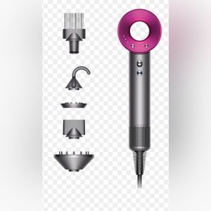 DYSON hair dryer with attachments - used maybe 2 or 3 times!!